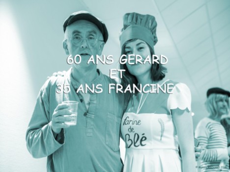 60 ans Gérard et 35 ans Francine