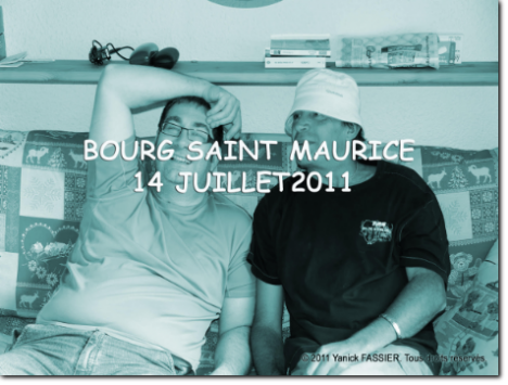 Bourg St Maurice 14 Juillet 2011